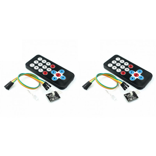 2X Remote Control Module HX1838 Infrared Wireless Remote Control Kit Remote Control Robot Multi-Functional Module