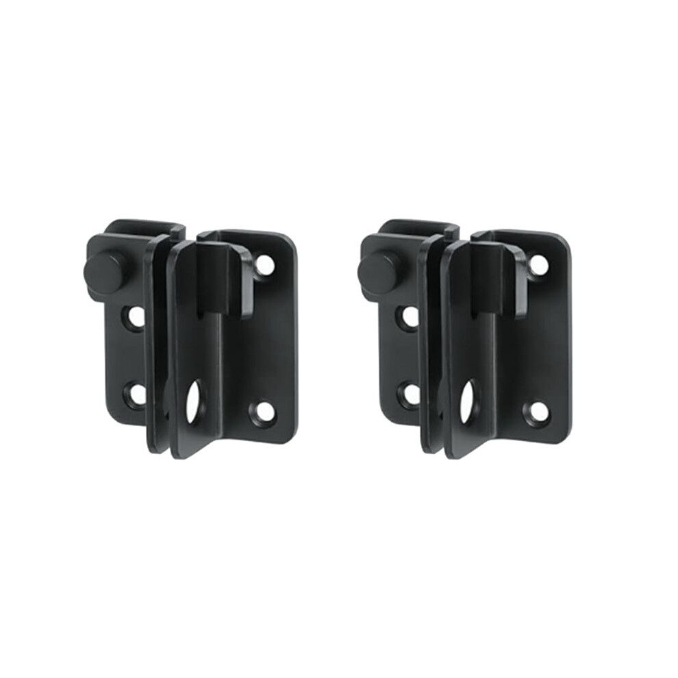 2X Flip Sliding Bolt Security Door Lock For Barn Cabinet Pet Cage Garden Bathroom Garage Window Sliding Door 4713860179071