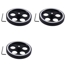 3set 300Mmx6Mm Ruota Misuratore Encoder In Gomma di Alluminio Industriale per Encoder Industriale