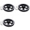 3set 300Mmx6Mm Ruota Misuratore Encoder In Gomma di Alluminio Industriale per Encoder Industriale 1