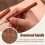 6pcs Leather  Dye Pens, Leather  Roller Pen Applicator, Leather  Printing Tools for Leather  DIY Work 5