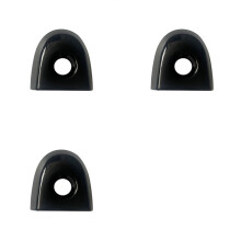 3X Car Door Lock Cover with Key Hole for  Juke & Micra Drivers 806441KK0D Car Accessories Black
