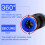 Quick Coupler Kit, Push- Direct Coupling, Pneumatic Air  Connector Direct Connection(4mm/6mm/8mm/10mm/12mm)80 PCS 4