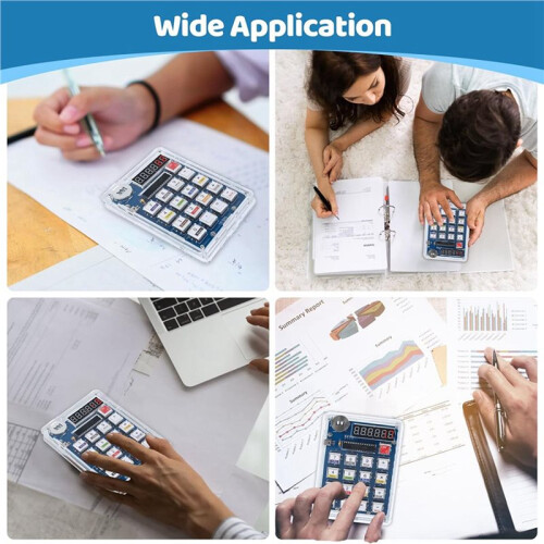3X Welding Practice Kit, 6-Digit DIY Calculator Kit USB/Battery Powered Desktop Calculator Welding Project 2