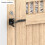3X Self-Locking Gate  Carbon Steel Post Mounted Fence Gate  Heavy Duty Automatic Gravity Lever 3