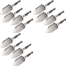 12PCS Stainless Steel Absinthe Spoons Wormwood Cocktail Bar Glass Cup Drinking Filter Hollowed Out Absinthe Spoon