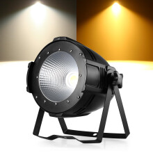 100W COB Par Light, Cold/Warm White, LED Spotlight With DMX512, MasterSlave, Strobe For DJ/Disco/Photography/Wedding