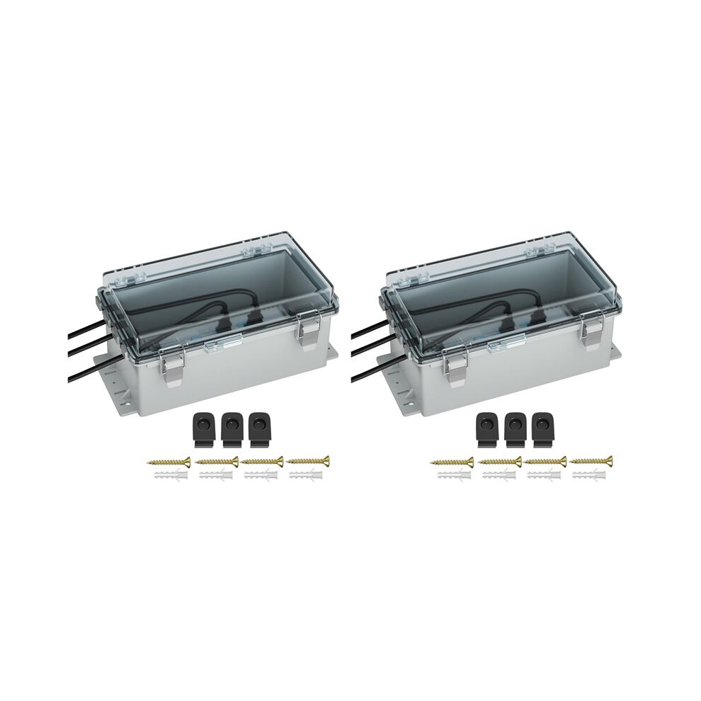 2Pcs 9X5x4.3inch Outdoor Extension Cord Cover For Outside Waterproof Outdoor Electrical Box Outlet Plug Cover 4713705292675