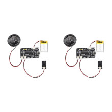 2X Recording Greeting Card 8M Movement Box Holiday Christmas Birthday Card Music Cover Wall MP3 Download Voice Module