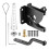 3X Self-Locking Gate  Carbon Steel Post Mounted Fence Gate  Heavy Duty Automatic Gravity Lever 2