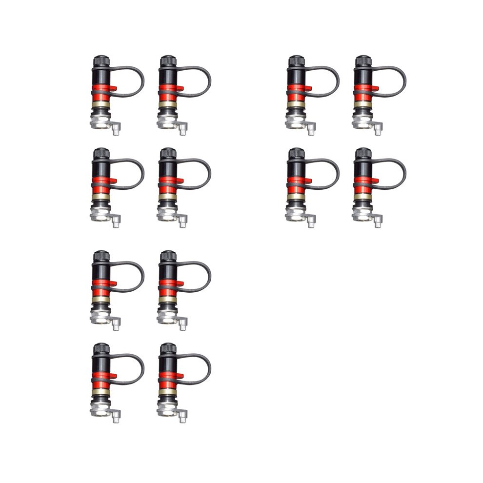 Car Pressure Relief Valve Off-Road Sand Tire Quick Release Valve Desert Tire Quick Release Valve 12Pcs Short Style 6033641404955
