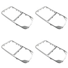 4X 8V0864260 pour A3 8V 14-19 Center Console Surround Trim Chrome Silver Chrome Pommeau MMI Frame Panel Trim Frame