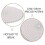 2X Pottery Clay Divider Tool Equal Circle Protractor Rotary Disc Ceramic Pottery Trimmer Tool Circle Scale Ruler 7