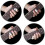 160 Pcs Fingertip Protectors, 5 Sizes Ukulele Finger Caps,for Guitar Ukulele Stringed Instruments 4
