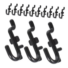Plastic Pegboard Hooks 30Pack for Garage Tool Organization, EasyInstall Pegboard Hangers for DIY and Work