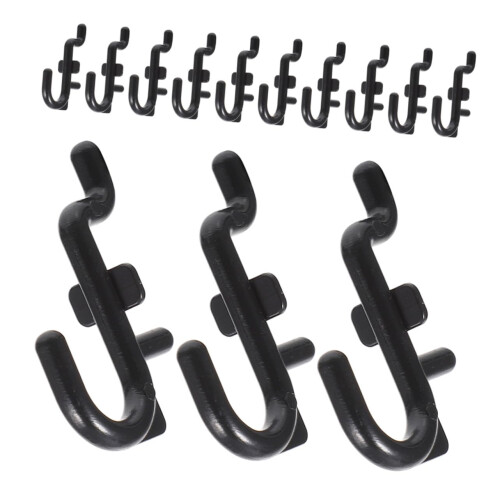 Plastic Pegboard Hooks 30Pack for Garage Tool Organization, EasyInstall Pegboard Hangers for DIY and  Work