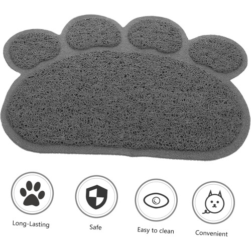 Clumping Cat Litter Mat PVC Plastic Water Resistant Easy Clean Size Medium 1