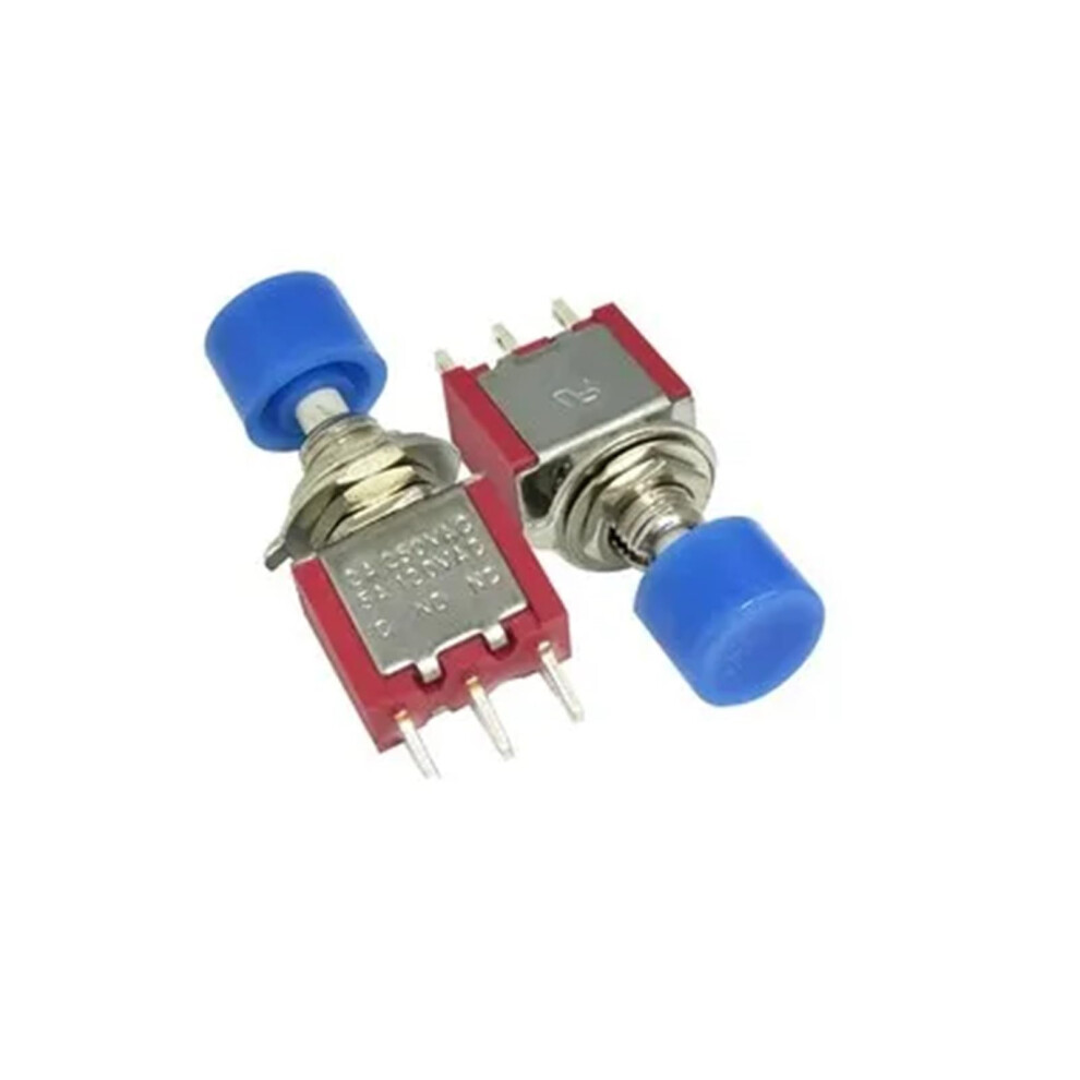 Ds612 Push Button Switch 6Mm Momentary Selfreset 3Pin Cnonc 5A/120V 5Pcs 6 Colors 9382693985002