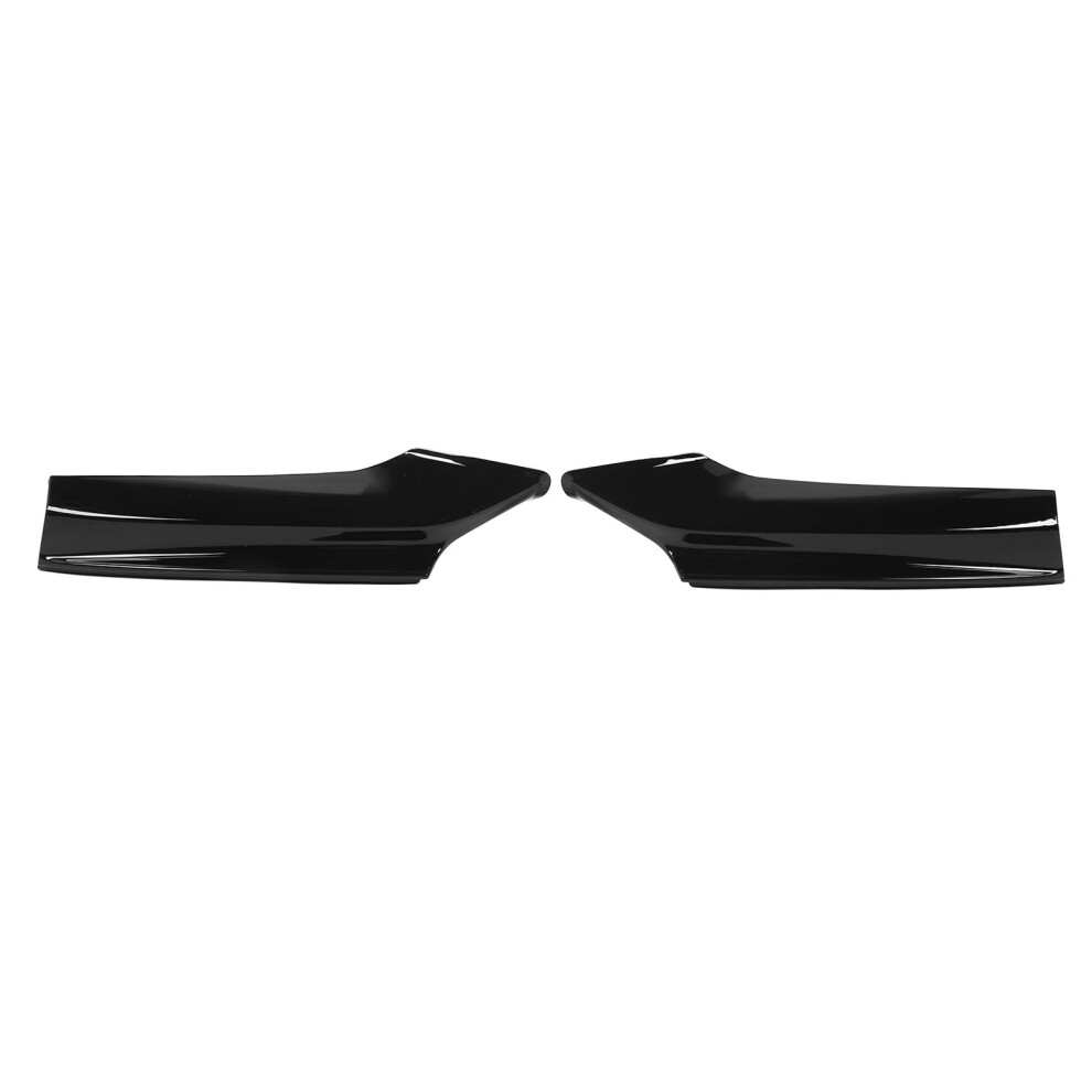 Glossy Front Bumper Lip Splitter For Bmw 5 Series F10 F11 2010-2016 Black 7681375719174