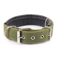 Solid Dog Training Collars Nylon Dog Collar For Small Medium Large Dogs Green Size L Beagle Pitbull Bulldog