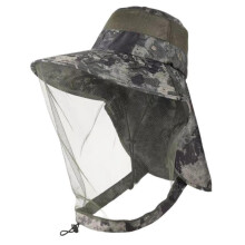 Bug Net Hat Mosquito Net Hat, Wide Brim Gardening Hat Neck Flap, Nylon Mesh, UV Protection, Adjustable Size, Outdoor