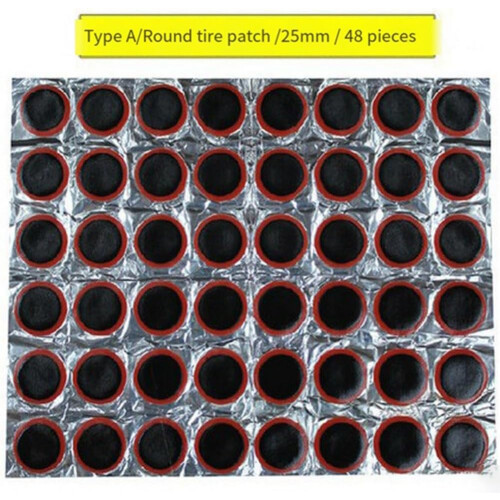 Square Style Bicycle Tire  Tool, Tire Patch Kit For Mountain Bikes, Emergency Puncture Patch, Portable Patch Tool 1