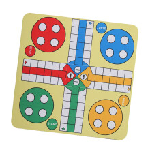 Tabellone di 24x24 cm in pelle pieghevole per il gioco degli Scacchi Volanti, ideale per viaggio e festa
