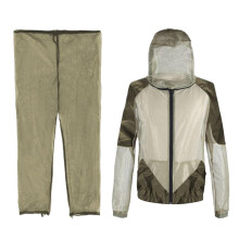 Women's Fly Suit Full Protection Mesh Net Outdoor Adjustable Lightweight Outwear for Garden Patio Hiking Bivvy Size S/M