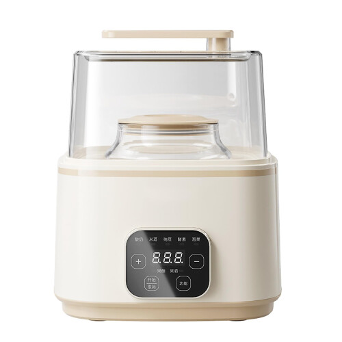 Automatic Yogurt Making Machine LED Touch Panel Adjustable Temperature Interchangeable Glass Jars Kitchen