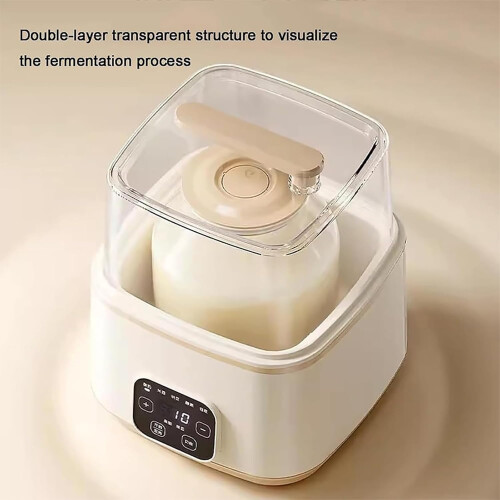 Automatic Yogurt Making Machine LED Touch Panel Adjustable Temperature Interchangeable Glass Jars Kitchen 2