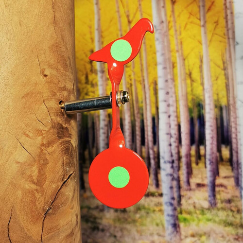 Tree Insertion Target Alloy Portable Metal Target For Training Sessions Compact Size Durable Construction 2