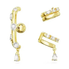 (5663334) Fashion New Imber Set Necklace Earrings Exquisite Women's Wedding Swarovski Romantic Jewelry Gifts