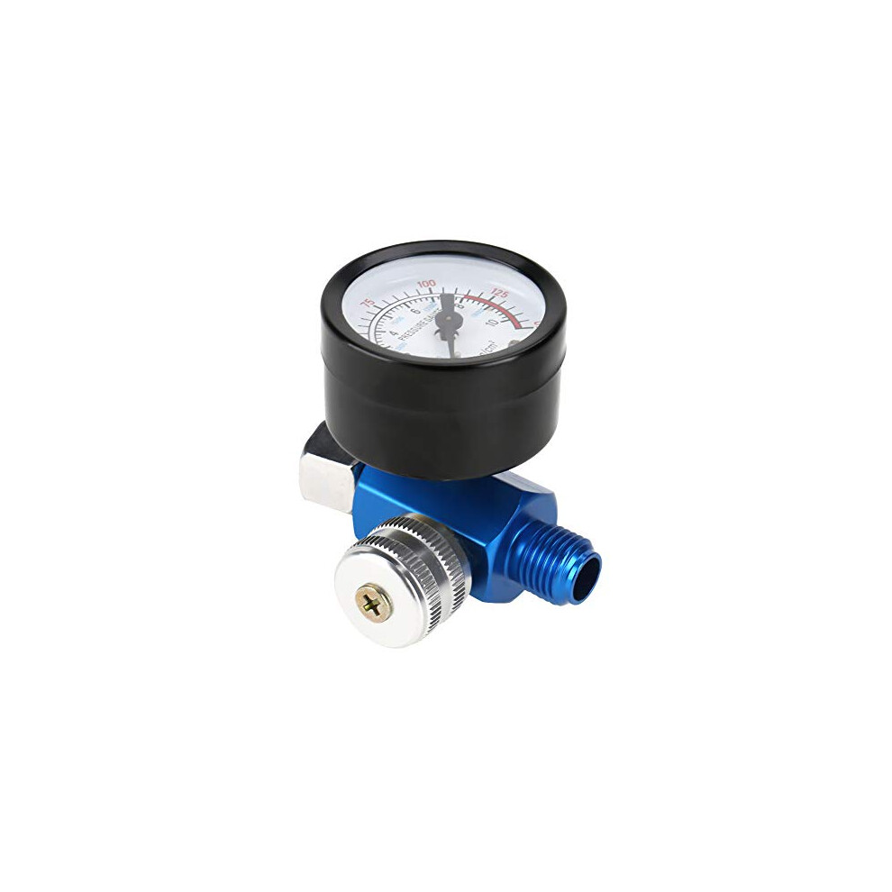 Paint Gun Pressure Regulator, 1/4Inch Npt Spray Gun Regulator With Pressure Gauge For Spray Gun Air Compressors Tools 9426802747836