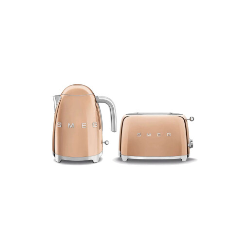 Smeg (Cream) Smeg Bundle Set KLF03 Kettle & TSF01 2 Slice Toaster 1