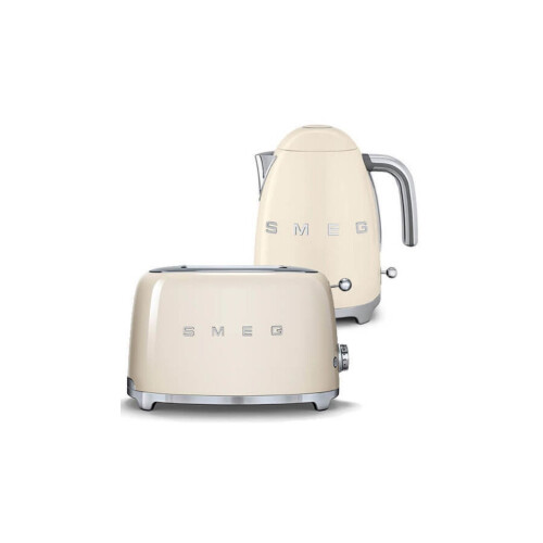 Smeg (Grey) Smeg Bundle Set KLF03 Kettle & TSF01 2 Slice Toaster 2