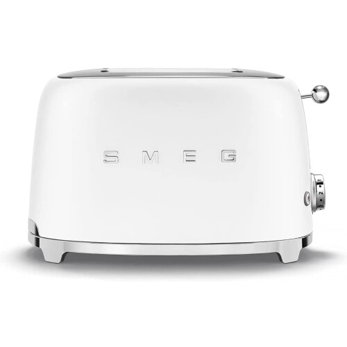 Smeg (Matte Black) Smeg TSF01 Retro Matte Style 2 Slice Toaster 2