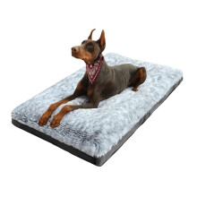 Dog Beds Deluxe Plush Calming Cushion Fixable For Crates 45x30cm Washable Kennel Bed Cat Bed Cushion Color A