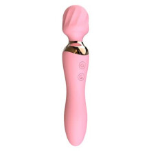 Bullet Vibrator Waterproof Cordless 10 Pleasure Modes Quiet Mini Massager for Women Pink