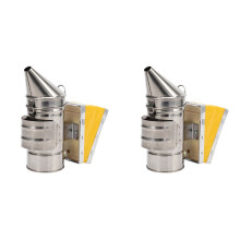 2X Strumenti Ed Attrezzatura 'Apicoltore 'Attrezzatura 'Alveare del Fumatore Della Casa 'Ape 'Acciaio Inossidabile