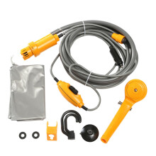 Portable Shower 12V Electric Camp Pump For Outdoor Camping Shower, Powered By Car Lighter, Camping Accessories