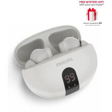 Cuffie Wireless con Custodia di Ricarica Philips TAT2520WT/00 Bianco