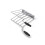 Smeg (Matte White) Smeg TSF01 Matte 2 Slice Toaster + TSSR01 2-Sandwich Racks Bundle 5