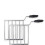 Smeg (Matte White) Smeg TSF01 Matte 2 Slice Toaster + TSSR01 2-Sandwich Racks Bundle 4