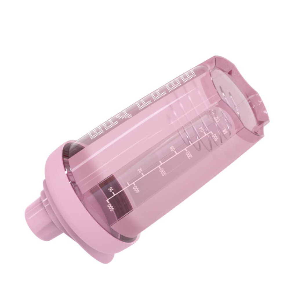 Protein Mixer Shaker Bottle Twist And Lock Lid Portable Pre Workout Shaker Pink For Cocktails Smoothies And Shakes