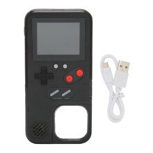 Custodia per telefono da gioco con protezione completa e mini giochi, custodia per videogiochi dal design retrò con display a colori, antiurto per