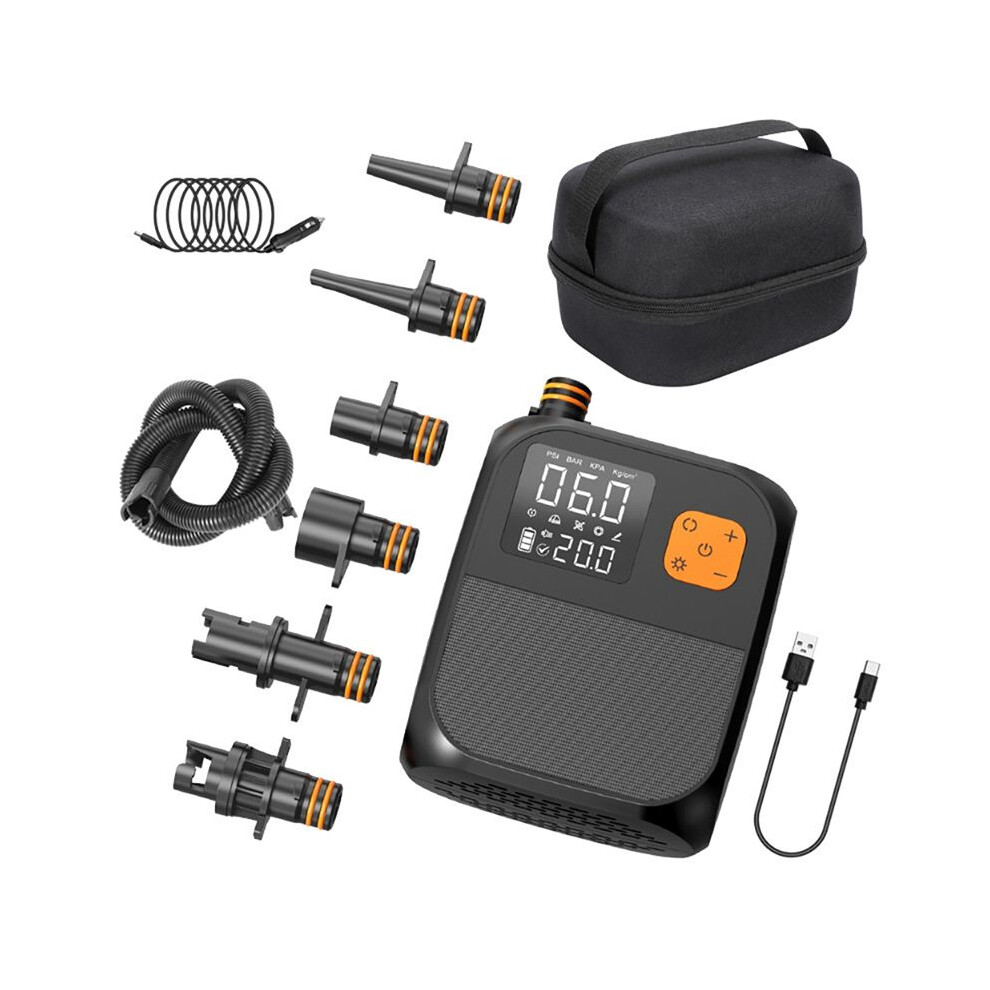 Electric Air Pump 80W Compressor Pump 8000Mah Rechargeable Battery Air Inflator For Paddle Board Surfing Boat Kayak 6031668830283