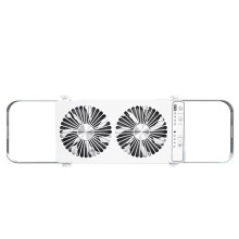 Ventilador Techo Silencioso 12 V CC para Caravana, Portátil, Extraíble, para Cama Coche, Silencioso, Bidireccional, para Techo Corredizo,