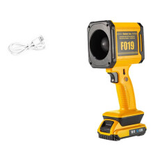 Violent Turbo Fan Handheld High-Power Outdoor Hair Dryer Car-Mounted Extra-Large Outdoor Hair Dryer Yellow 5Battery Pack