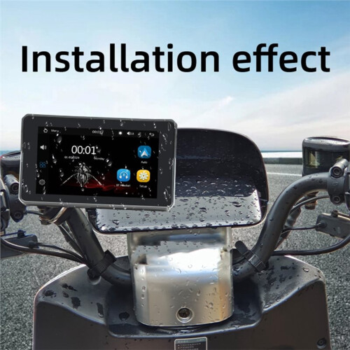 Motorcycle 5Inch Navigation Screen  Portable Waterproof Screen Wireless Carplay Android Auto MP5 Player 2