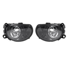 Conjunto de Luces Antiniebla Delanteras para Coche (1 Par) con Bombillas Halógenas, Accesorios 4E0941699A y 4E0941700A para A8 D3 (2004-2007)
